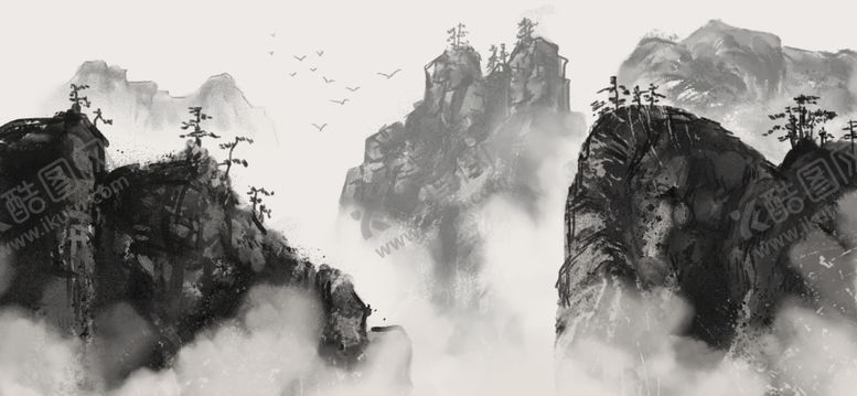 编号：11225005181815099612【酷图网】源文件下载-水墨山水
