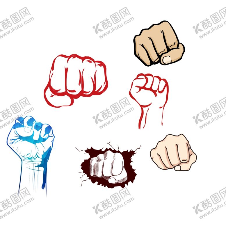 编号：67283102030405545601【酷图网】源文件下载-拳头