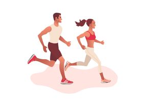 瑜伽运动人物形象