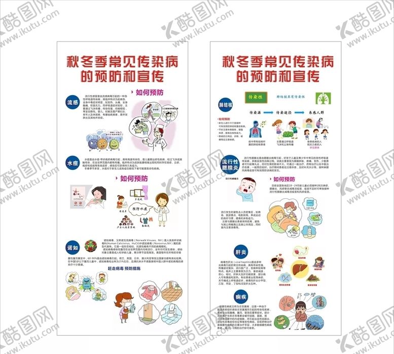 编号：27169605130714566564【酷图网】源文件下载-秋冬季传染病的预防和宣传
