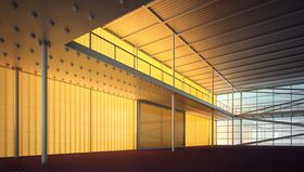 C4D模型建筑室内大厅大堂