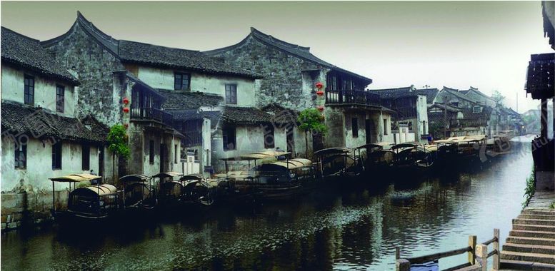 编号：27679111011847068661【酷图网】源文件下载-江南水乡