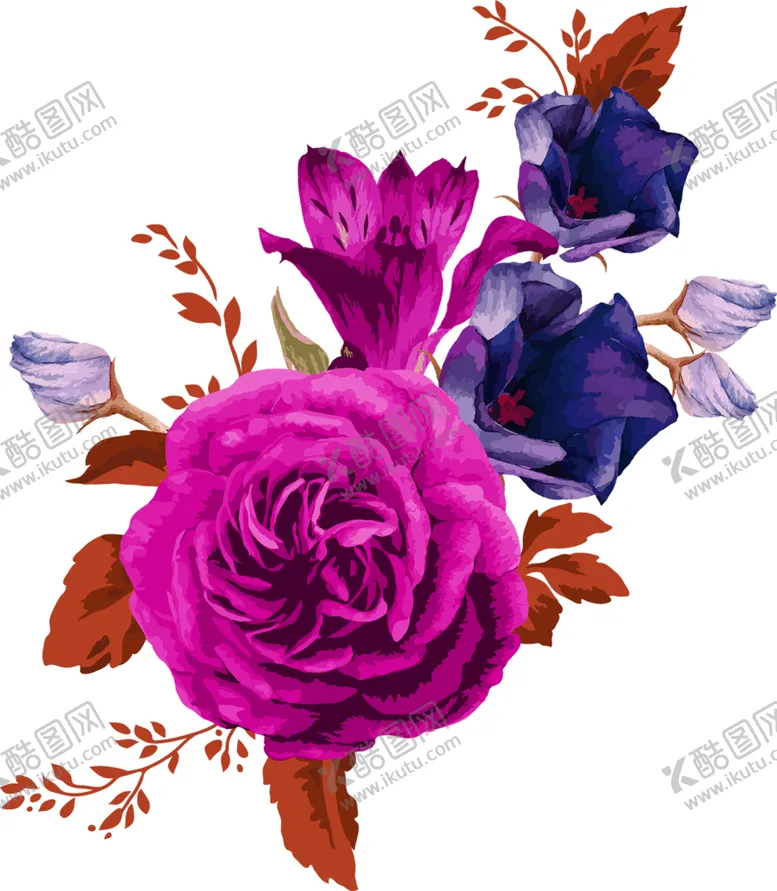 编号：39229306301506503177【酷图网】源文件下载-鲜花素材