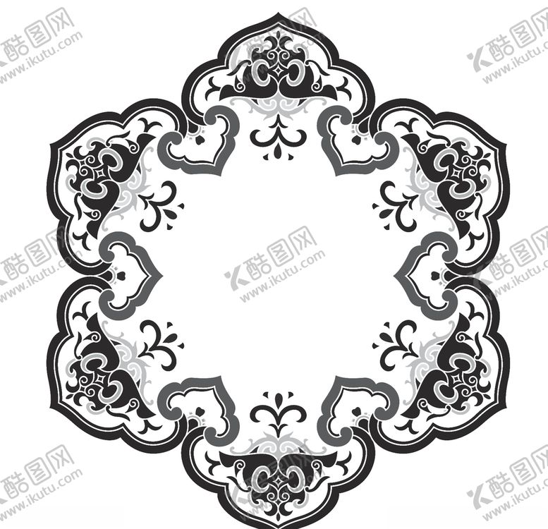 编号：24197405180758042360【酷图网】源文件下载-镂空花图案