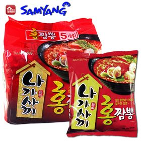 韩国三养超辣鸡肉味拌面旧包装