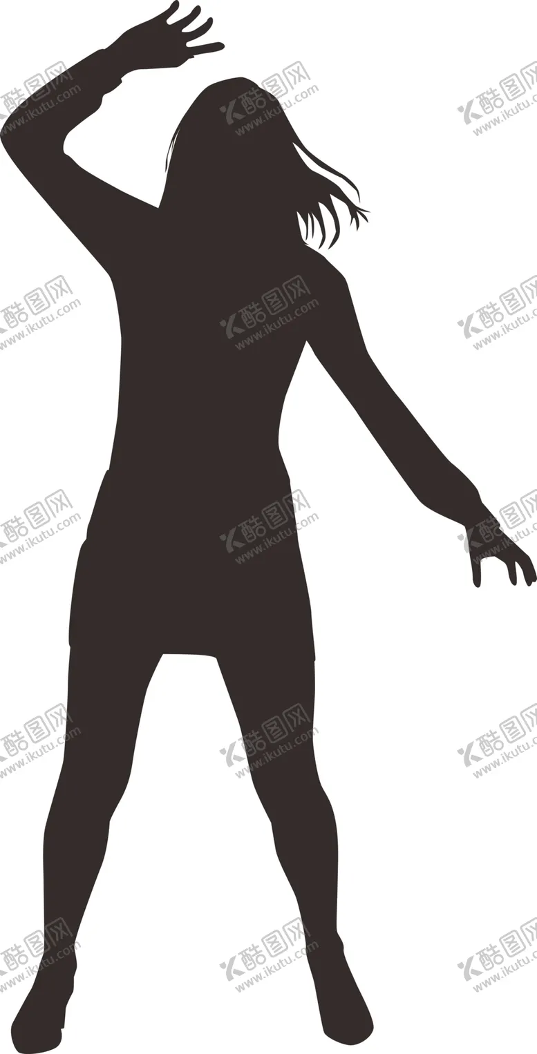编号：93820504240304201078【酷图网】源文件下载-唱歌跳舞剪影