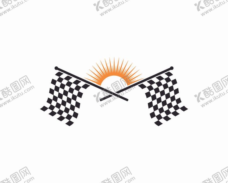编号：85975712061707022696【酷图网】源文件下载-赛车旗
