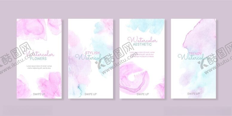 编号：86812104041025241971【酷图网】源文件下载-水彩花卉背景