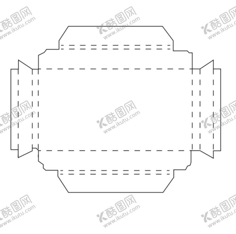 编号：83867210180101065329【酷图网】源文件下载-盒子展开图