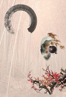 梅花品茶