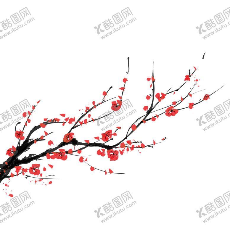 编号：13067107090203237668【酷图网】源文件下载-梅花免扣元素