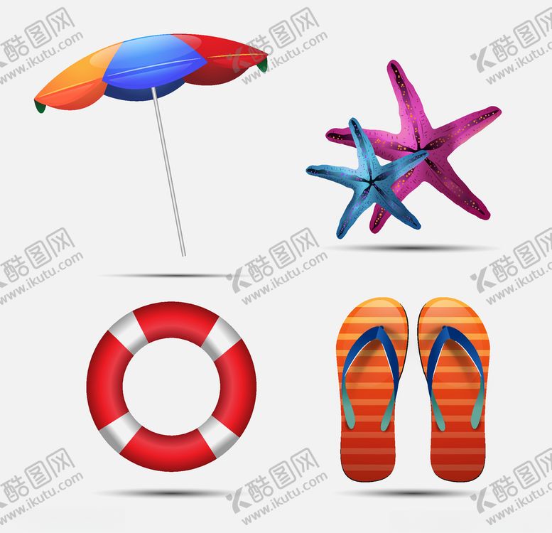 编号：66524307130510036595【酷图网】源文件下载-夏日元素