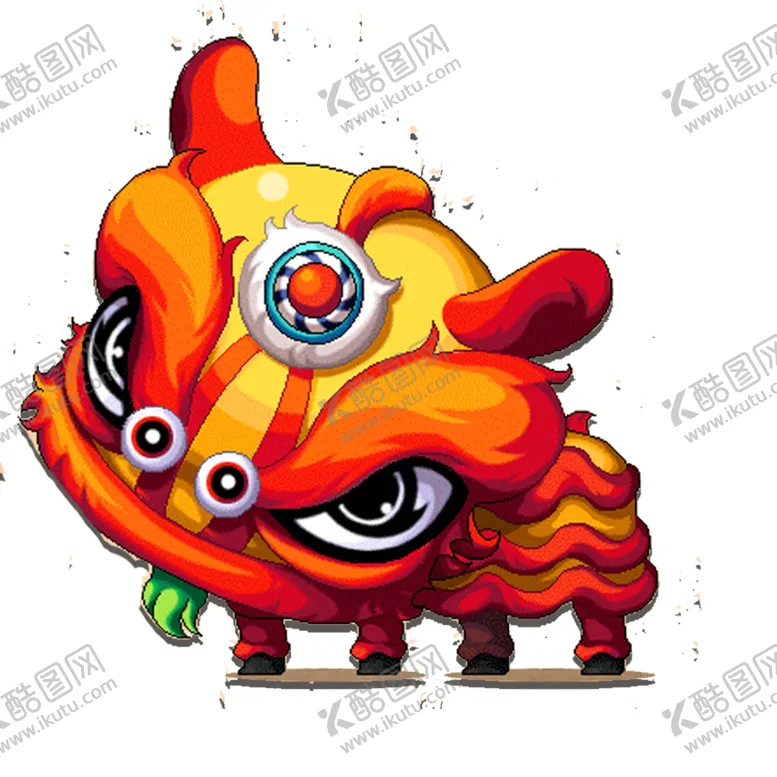 编号：75492106240842143846【酷图网】源文件下载-舞狮