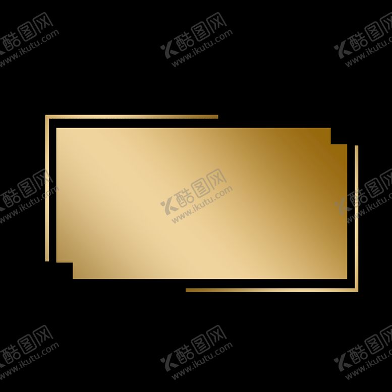 编号：70589210121116202697【酷图网】源文件下载-长方形 金属 标题 边框 素材