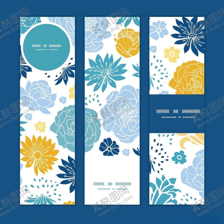 编号：37626409261248404943【酷图网】源文件下载-花卉图案横幅设计素材
