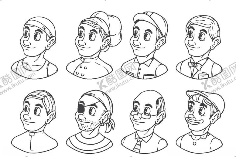 编号：10937309231331129815【酷图网】源文件下载-矢量人物素材