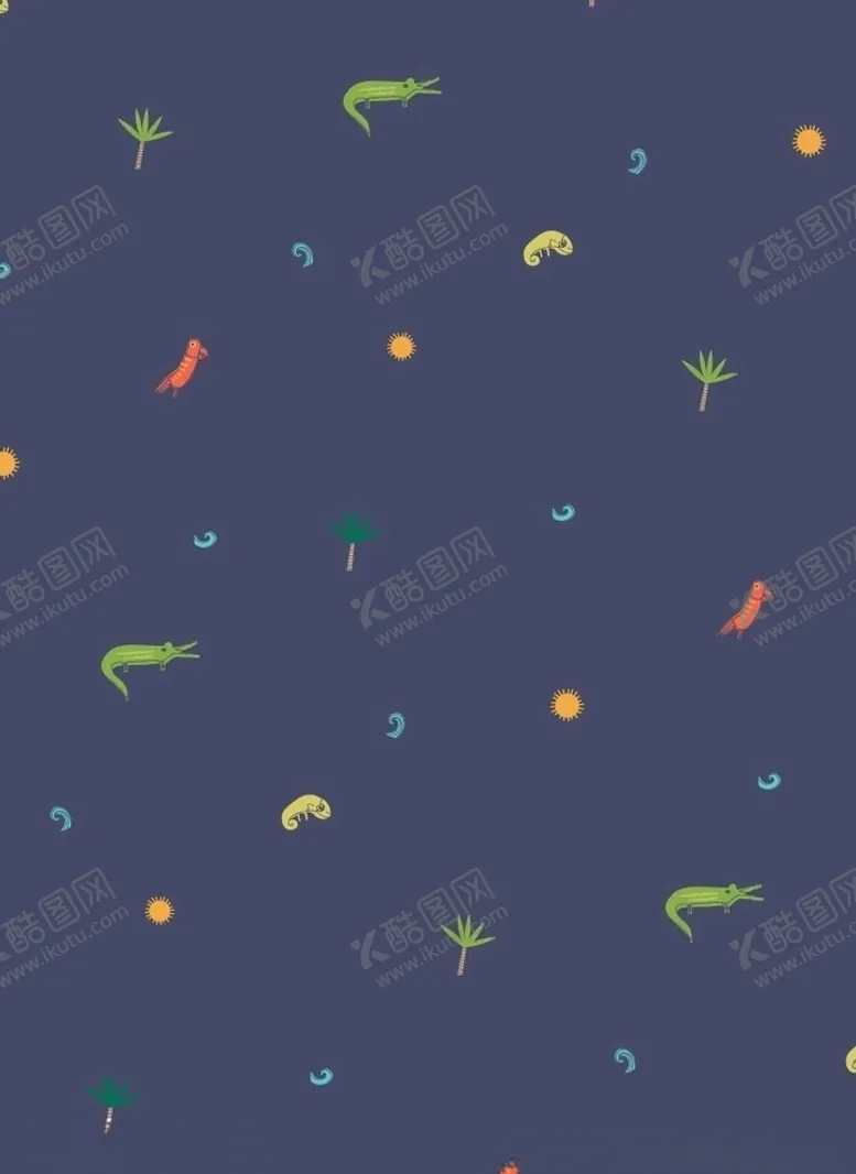 编号：95683407092103014391【酷图网】源文件下载-昆虫四方联系面料图案