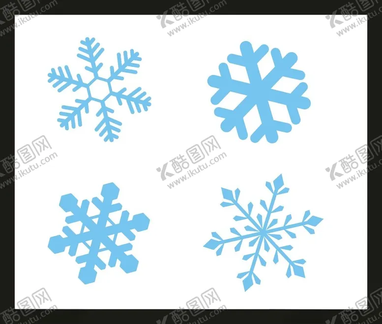 编号：59964801250701107252【酷图网】源文件下载-手绘雪花素材