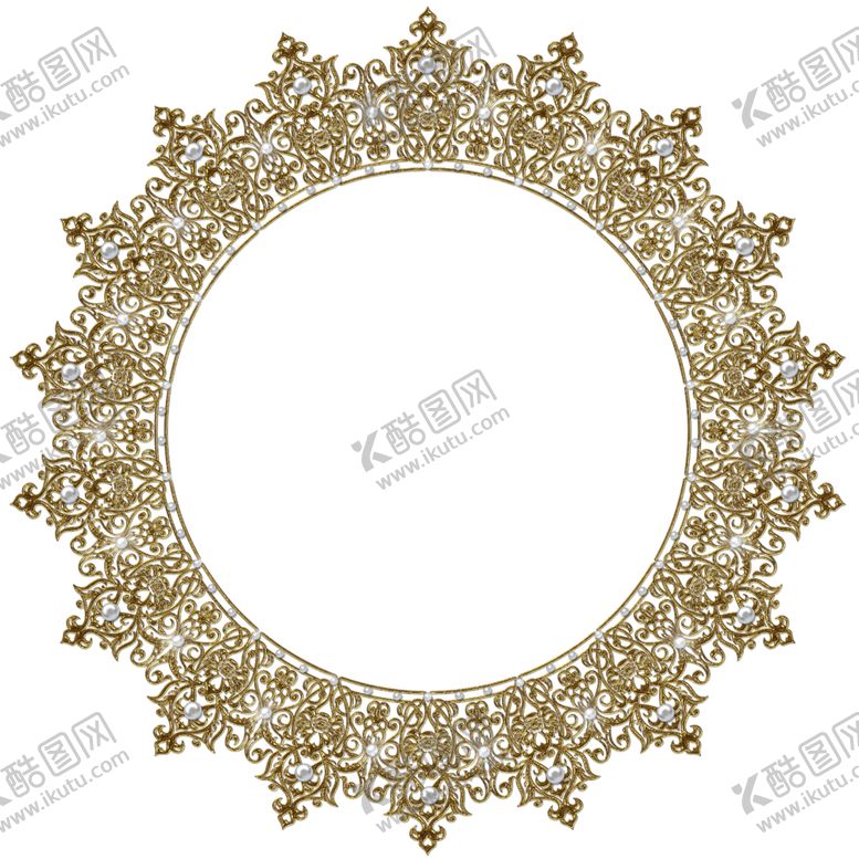 编号：44601610122005119620【酷图网】源文件下载-欧式复古花纹边框