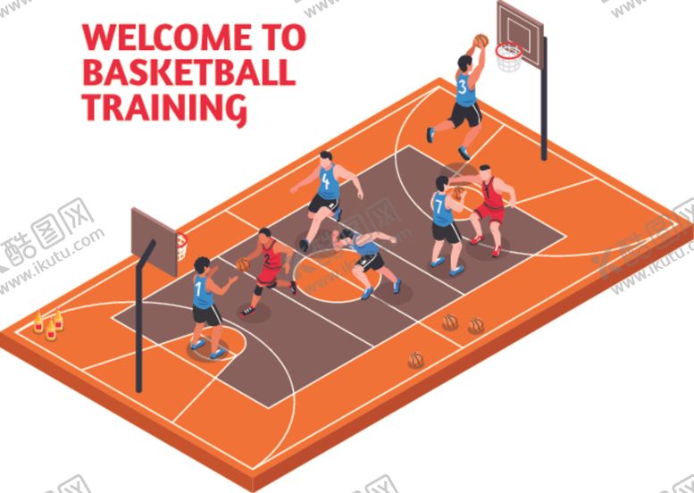 编号：45277110171421041985【酷图网】源文件下载-篮球场