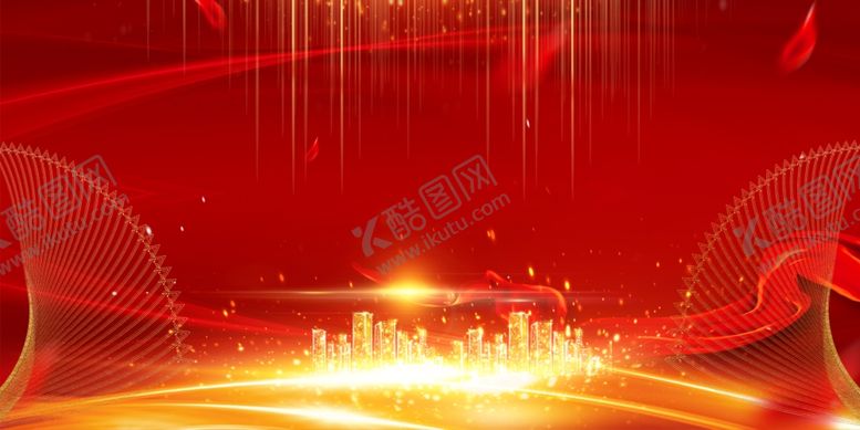 编号：19323910291534095588【酷图网】源文件下载-红色喜庆背景