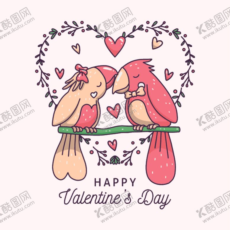 编号：12823309190749477292【酷图网】源文件下载-爱情鸟