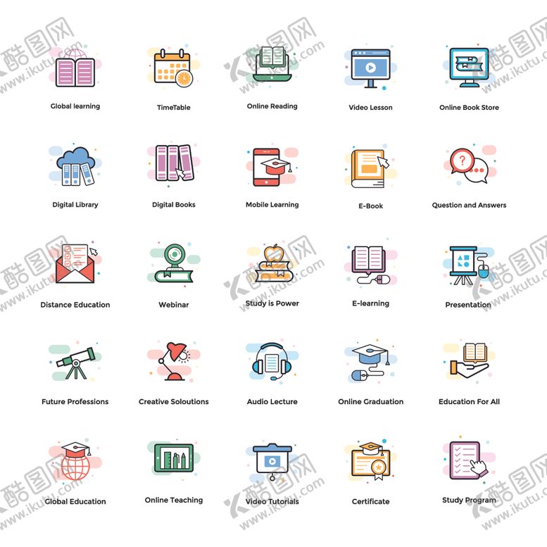编号：53185509260424113924【酷图网】源文件下载-商务图标