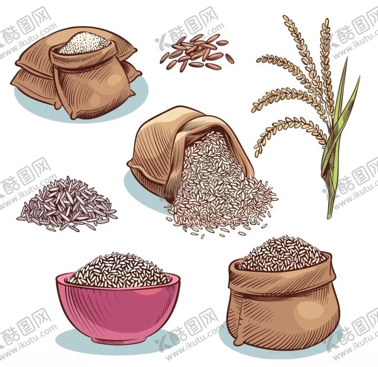 编号：52257810260029404007【酷图网】源文件下载-大米