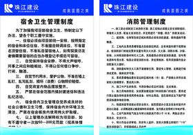 宿舍卫生制度牌消防管理制度