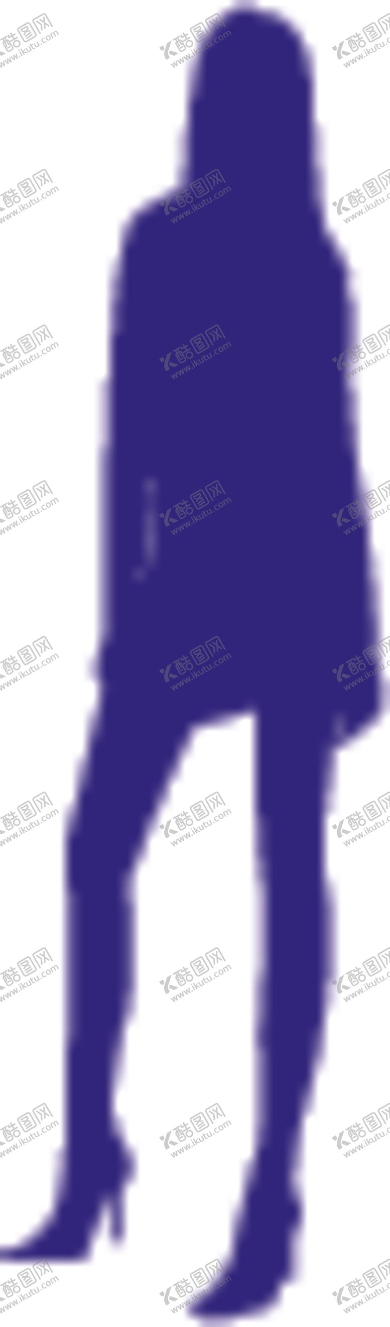 编号：40919804080923526842【酷图网】源文件下载-时尚美女剪影
