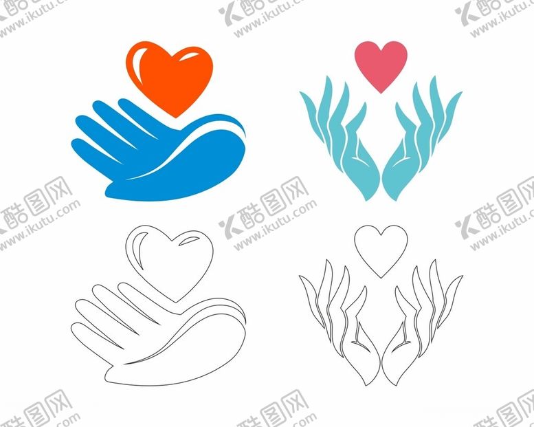 编号：22986803071503576730【酷图网】源文件下载-慈善爱心标志