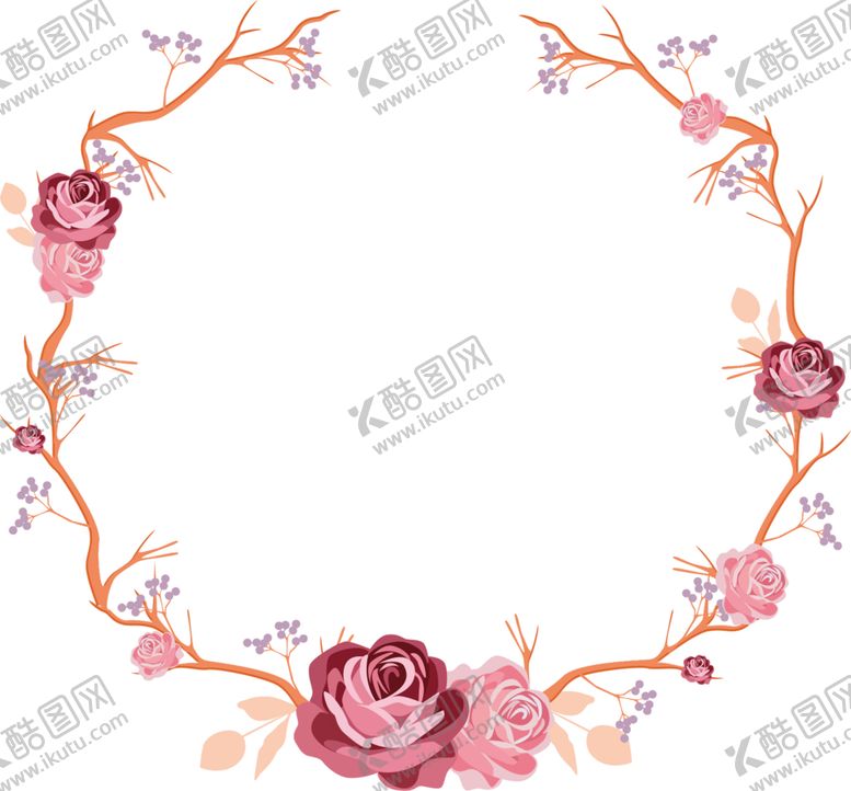 编号：45513104170255008219【酷图网】源文件下载-鲜花边框