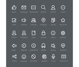 icon图标按钮手机icon符