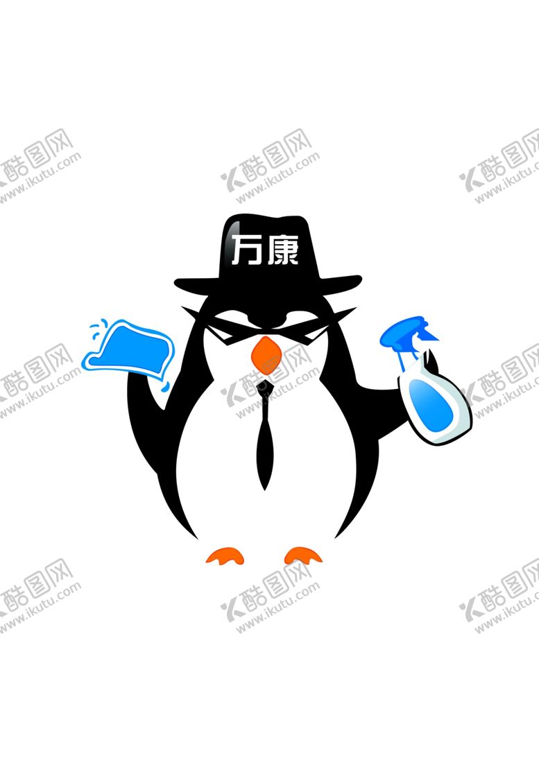 编号：68846507131831107377【酷图网】源文件下载-家有万康企鹅图标标志