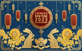 2023兔年喜庆剪纸