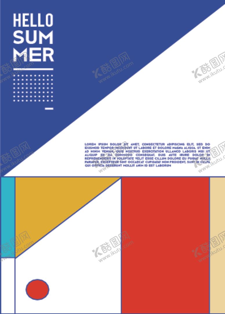 编号：88293409231503424990【酷图网】源文件下载-几何拼接排版设计