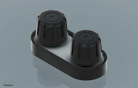 C4D模型开关控制工业元素