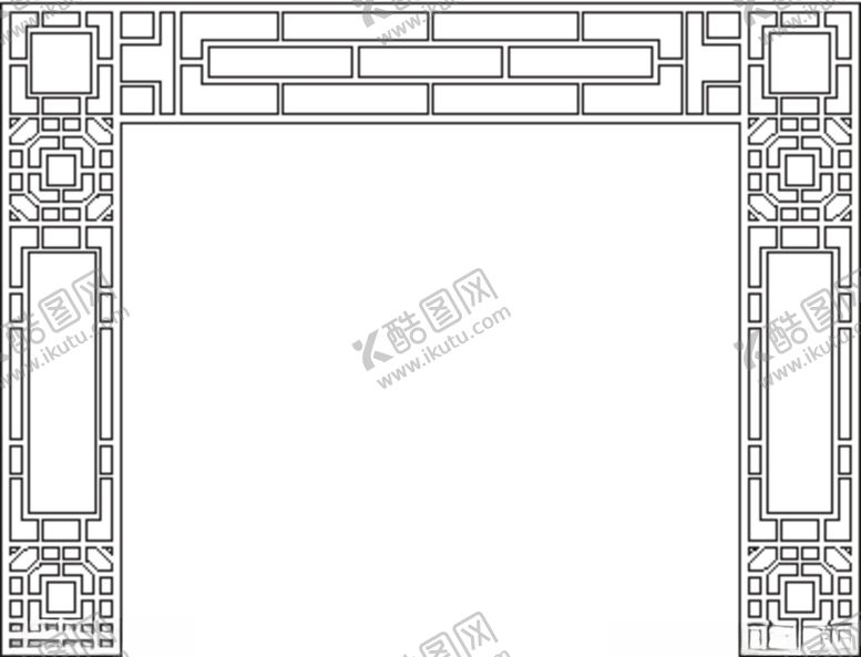 编号：10374510190706086883【酷图网】源文件下载-镂空雕刻背景墙雕花隔断