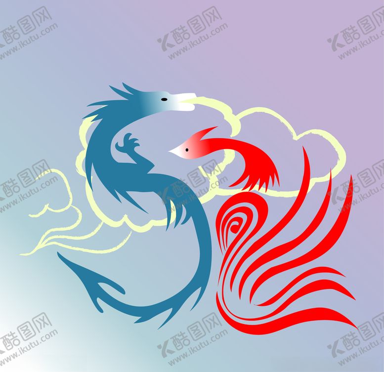 编号：11300810131514435972【酷图网】源文件下载-龙凤呈祥