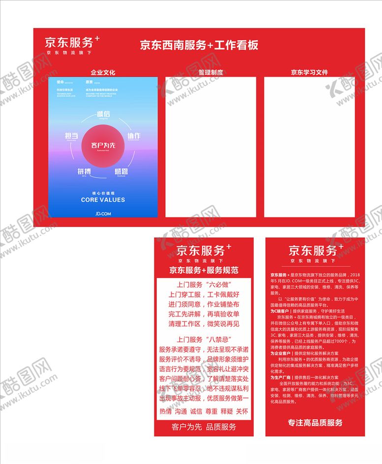 编号：10228805151921289298【酷图网】源文件下载-京东服务展板