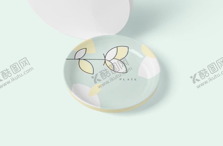 编号：72397310261555023711【酷图网】源文件下载-陶瓷盘子样机