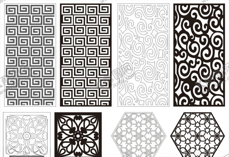 编号：67886309171909495782【酷图网】源文件下载-镂空雕刻雕花