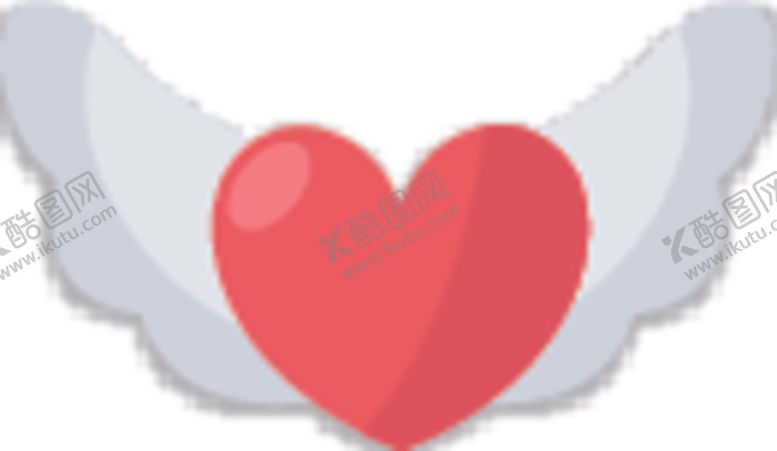 编号：46316009250050044737【酷图网】源文件下载-爱心翅膀