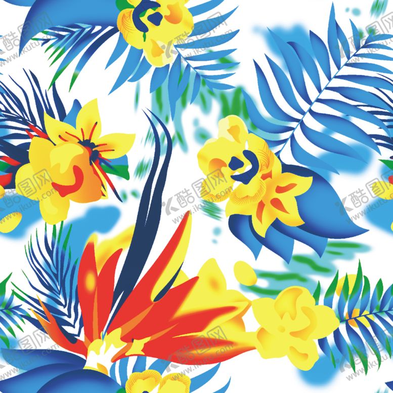 编号：52657509211645262910【酷图网】源文件下载-水彩棕榈叶