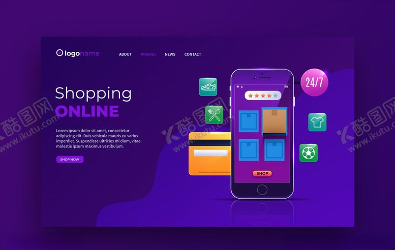 编号：84748209170452027716【酷图网】源文件下载-网络购物