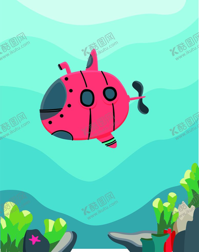 编号：21150312071553236646【酷图网】源文件下载-卡廷潜水艇