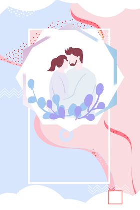 浪漫背景红伞五二零最的事七夕促销