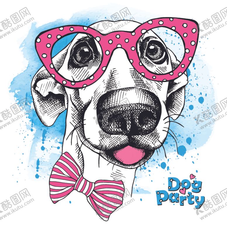 编号：12118109091546589024【酷图网】源文件下载-卡通小狗