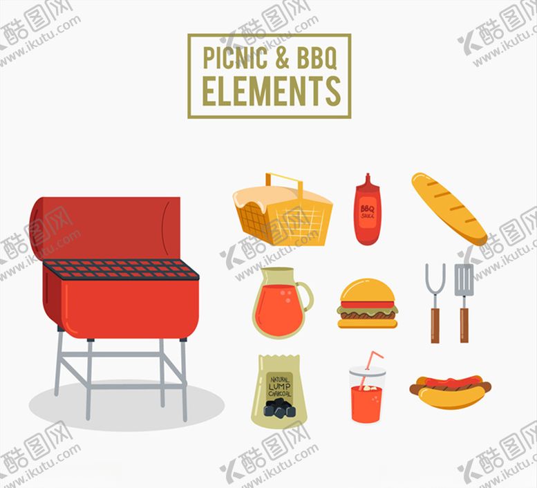 编号：69553609171522179884【酷图网】源文件下载-烧烤元素