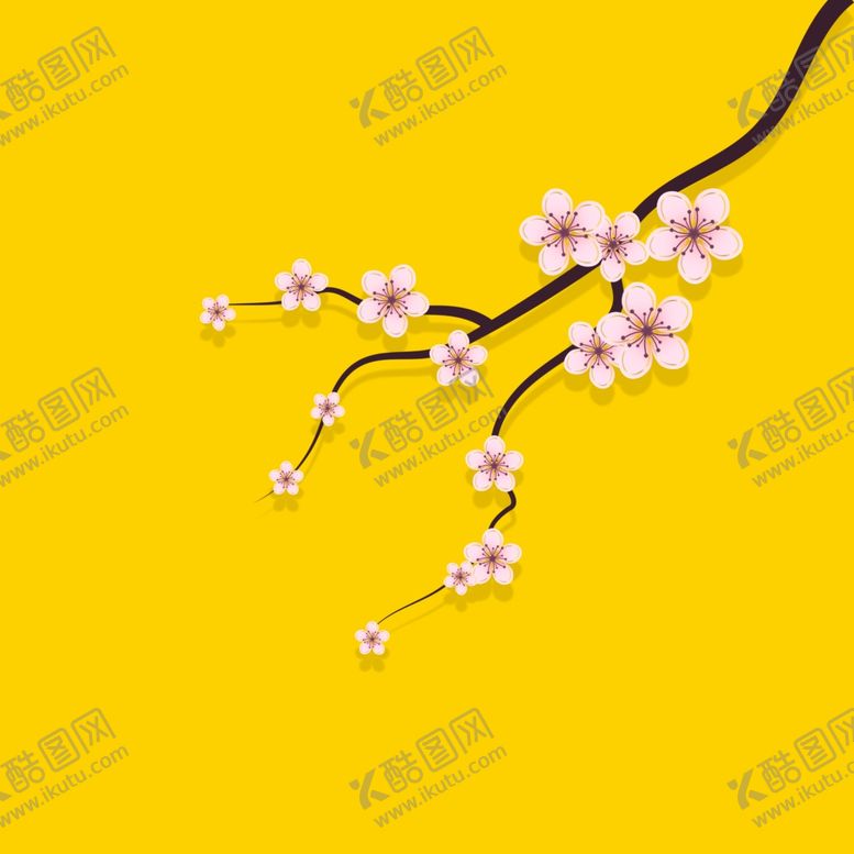 编号：24633710132019126441【酷图网】源文件下载-梅花